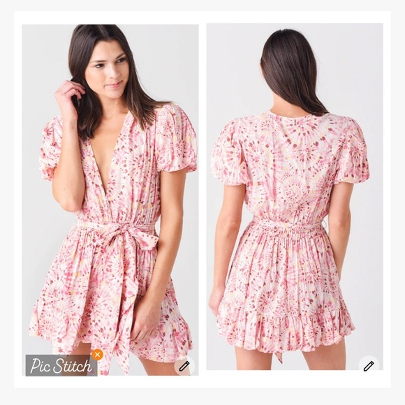 Misa Los Angeles Dresses & Skirts - Misa Eloise Dress Rose Lemonade